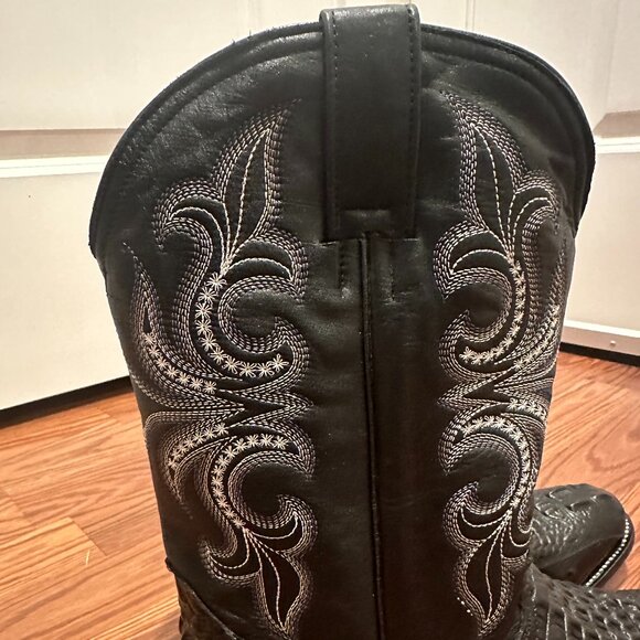 El Patron Men Alligator Leather CowBoy Boots - Picture 2 of 12